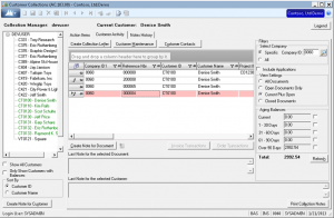 Customer Collections: Customer Activity