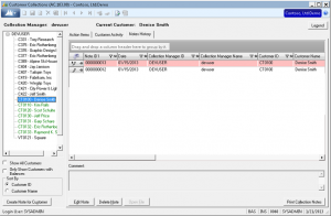 Customer Collections: Notes History